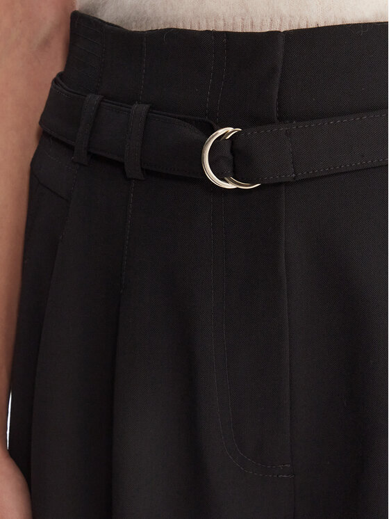 Marella Marella Pantaloni palazzo Bondeno 2523136011 Negru Relaxed Fit