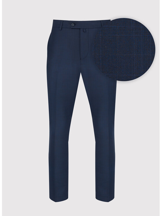 Pako Lorente Pako Lorente Spodnie garniturowe P23WF-6G-001 Granatowy Slim Fit