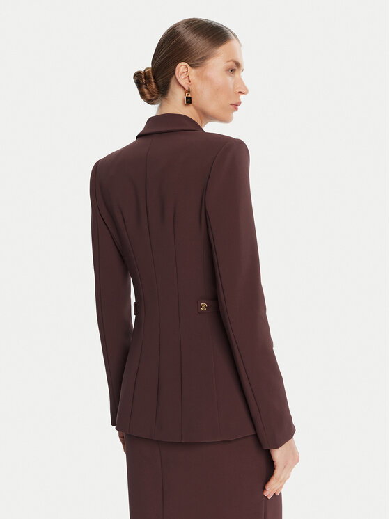 Elisabetta Franchi Elisabetta Franchi Sako GI-175-56E2 Bordová Regular Fit