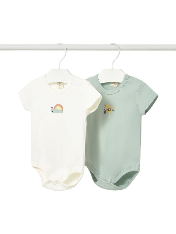 Mayoral Mayoral Set di body per bambini 1739 Verde