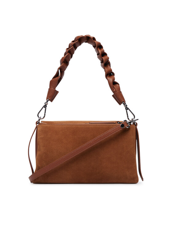 Coccinelle Coccinelle Torebka P6P Boheme Suede Bimaterial E1 P6P 12 01 01 Brązowy