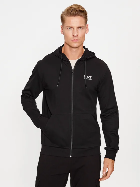 EA7 Emporio Armani Sweatshirt 6RPM53 PJ05Z 0200 Schwarz Regular Fit