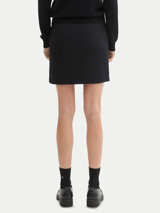 Tom Tailor Tom Tailor Cпідниця-міні 1044649 Чорний Regular Fit
