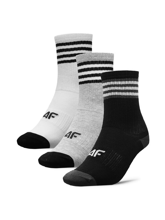 4F 4F 3er-Set hohe Kindersocken 4FJWAW23USOCM234 Bunt