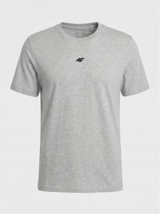4F 4F T-Shirt Z-TTSHM3947-3-S Biały Regular Fit