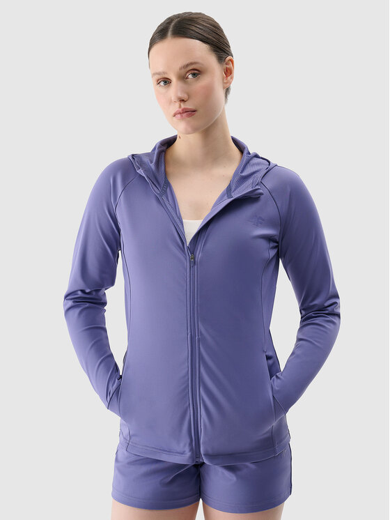 4F 4F Bluza techniczna 4FRSS25TFSWF467-62S Niebieski Regular Fit