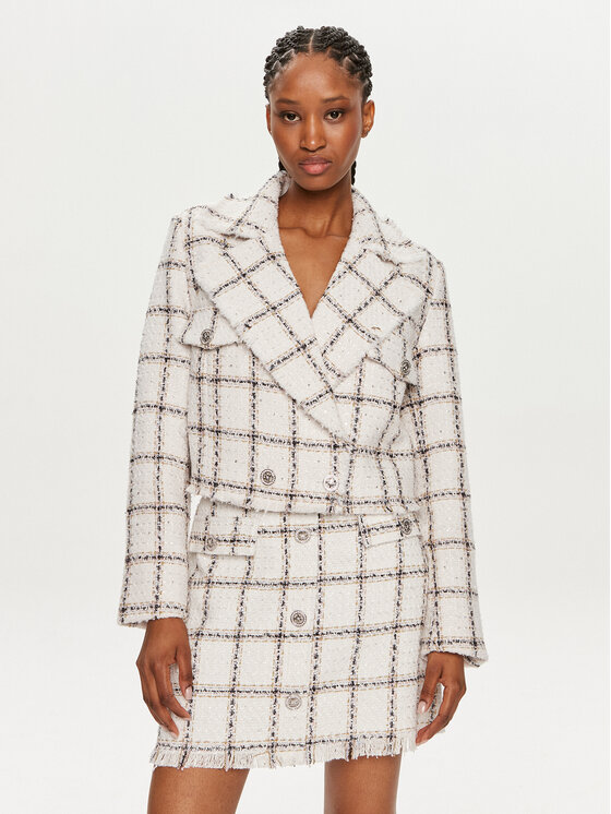 Bruuns Bazaar Bruuns Bazaar Σακάκι Nanya BBW3790 Λευκό Regular Fit