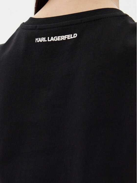 KARL LAGERFELD KARL LAGERFELD T-Shirt A2W17097 Czarny Regular Fit