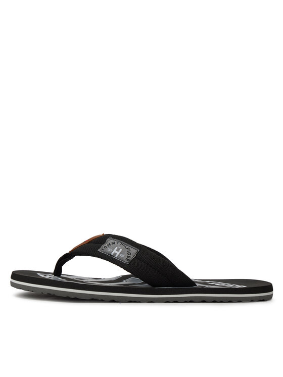 Tommy Hilfiger Tommy Hilfiger Japonki Essential Th Beach Sandal FM0FM01369 Czarny