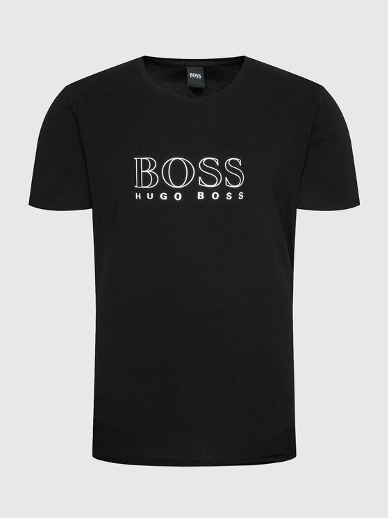 Boss Boss Tričko Urban 50463515 Čierna Regular Fit