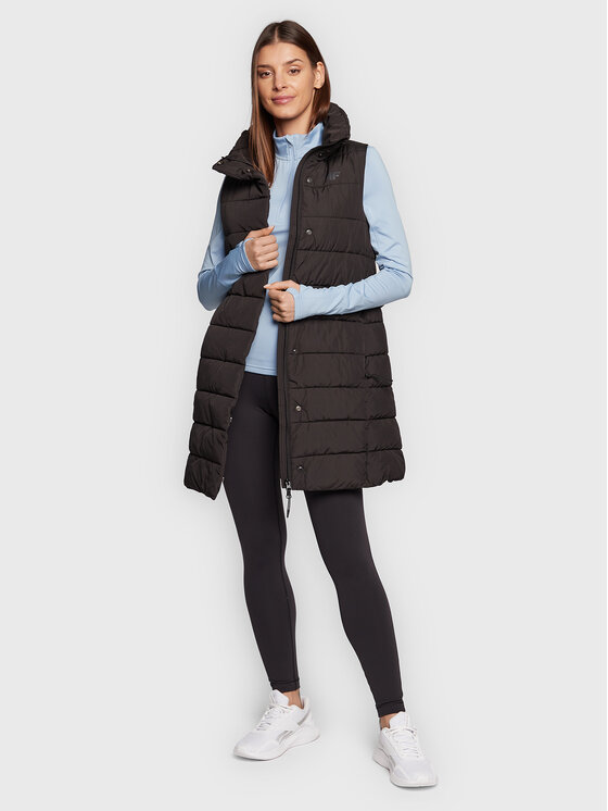 4F 4F Športová vesta H4Z22-KUDP013 Čierna Regular Fit
