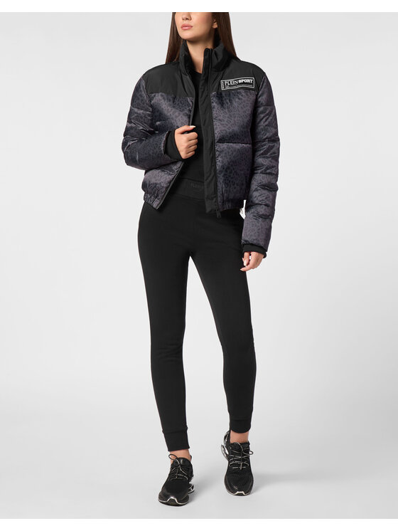Plein Sport Plein Sport Kurtka puchowa 10165 Czarny Regular Fit