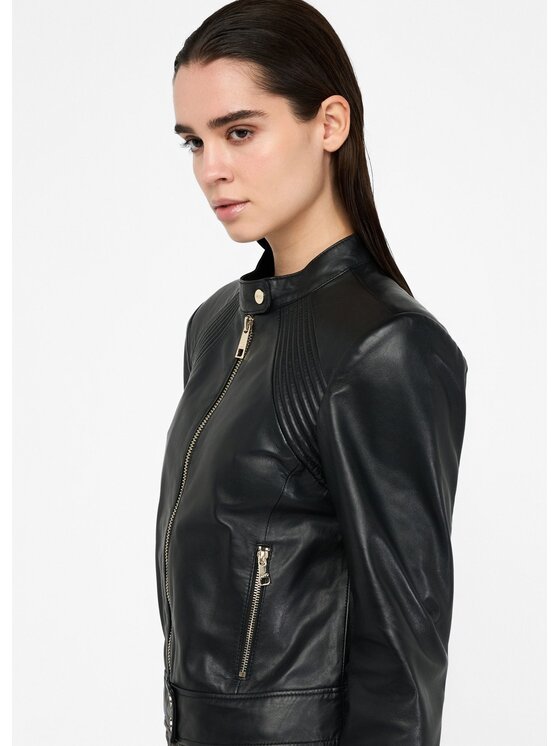 Liu Jo Liu Jo Giacca di pelle CF5162P037922222 Nero Slim Fit