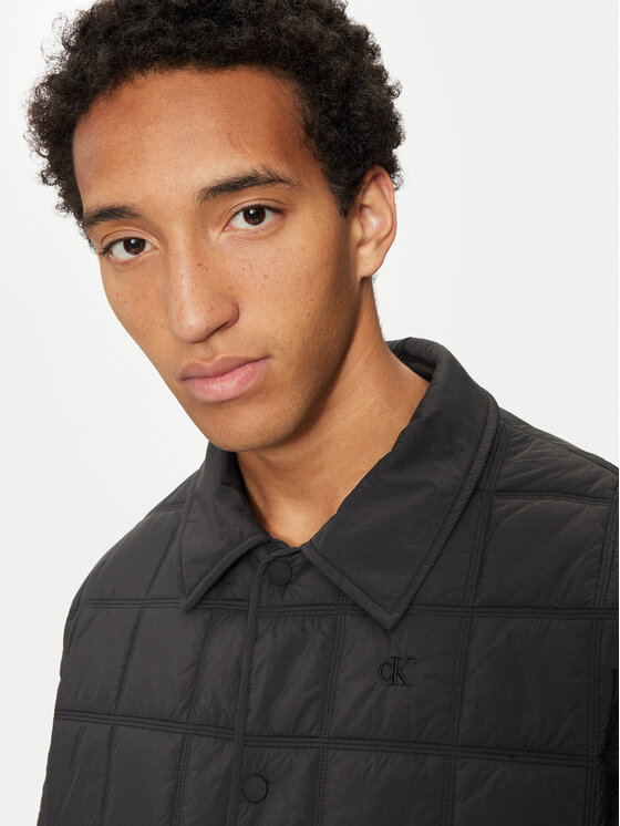 Calvin Klein Jeans Calvin Klein Jeans Μπουφάν μεταβατικό J30J325587 Μαύρο Regular Fit