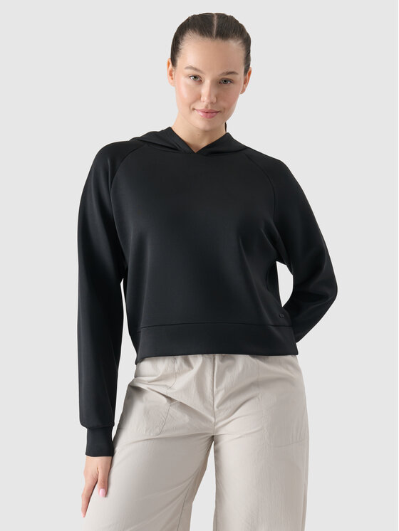 4F 4F Bluza COMMON GROUND Czarny Regular Fit