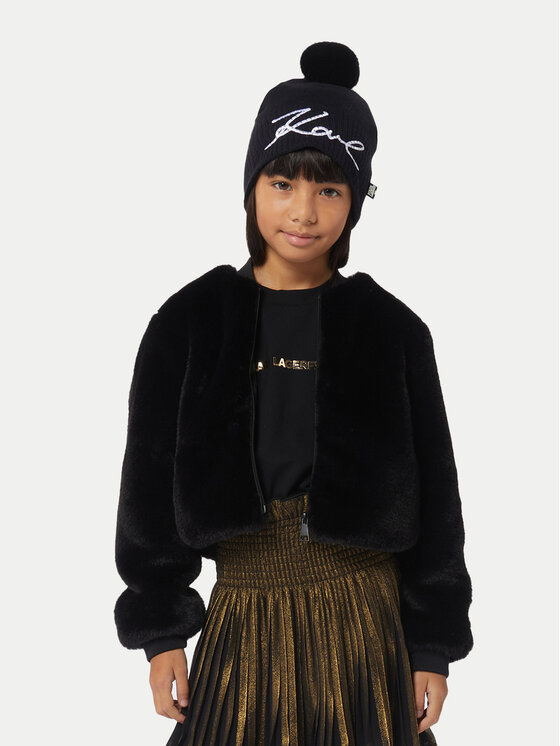 Karl Lagerfeld Kids Karl Lagerfeld Kids Krzno Z30231 D Črna Regular Fit