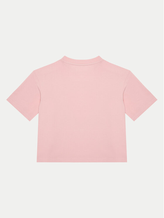 Guess Guess Tričko J5RI13 K6YW4 Ružová Boxy Fit