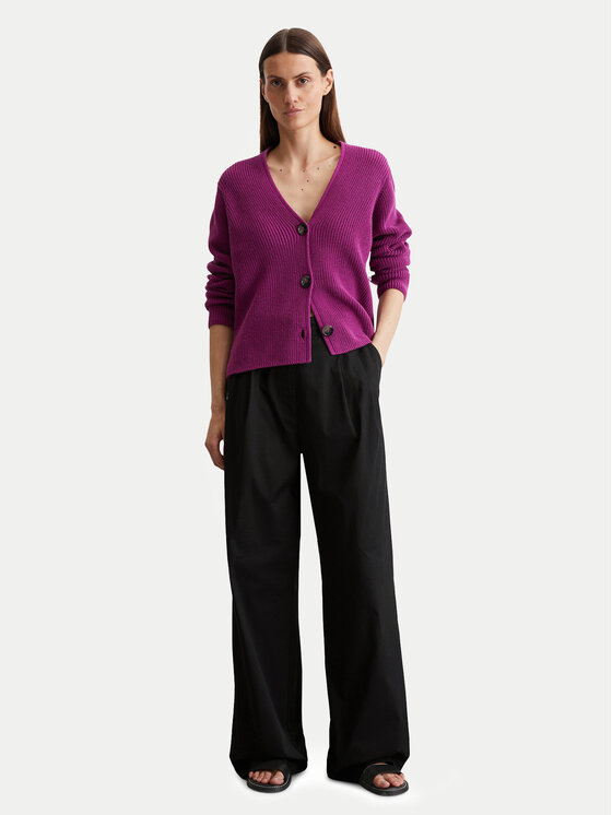 Marc O'Polo Marc O'Polo Kardiganas 506 6059 61069 Violetinė Relaxed Fit