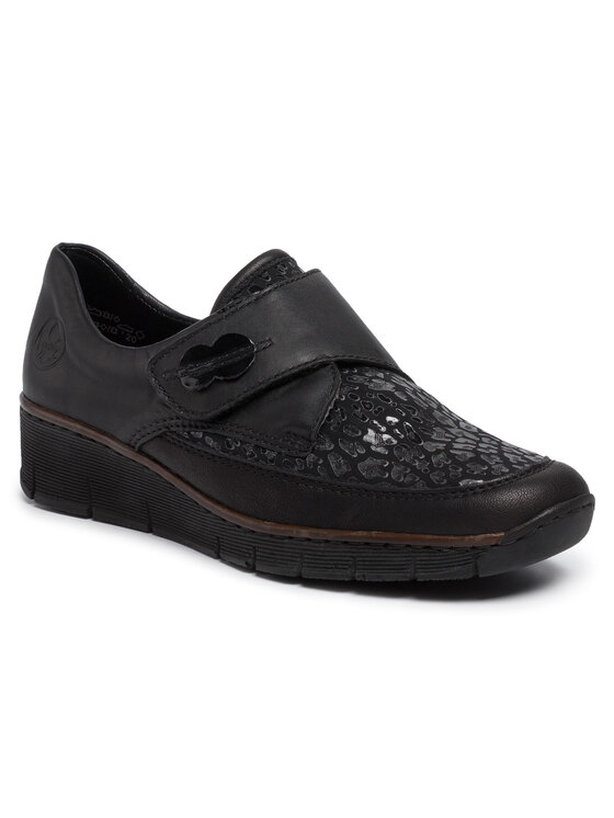 Rieker Rieker Pantofi 537C0-00 Negru