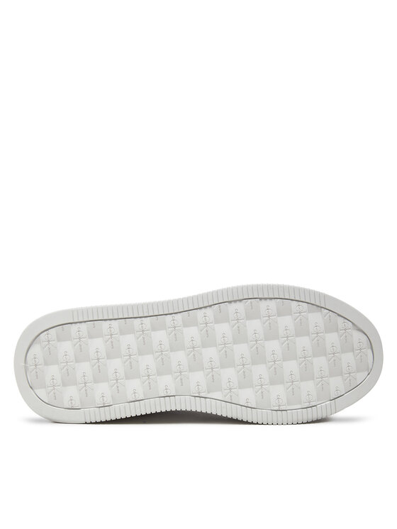 Calvin Klein Jeans Calvin Klein Jeans Снікерcи Bold Platf Low Lace Lth Ml Mtl YW0YW01516 Чорний