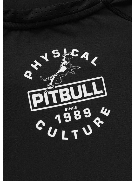 PITBULL PITBULL Koszulka techniczna PHYSICAL CULTURE Czarny Regular Fit