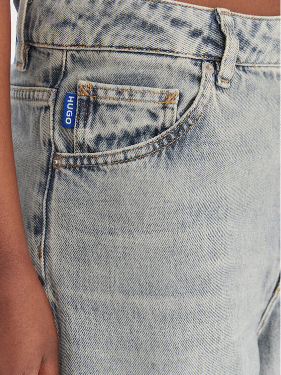 HUGO HUGO Jeans hlače Leni_B 50557383 Modra Regular Fit