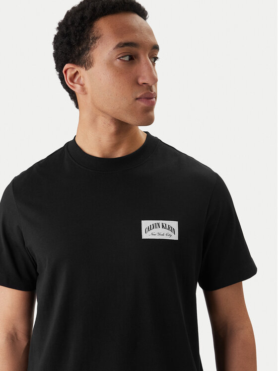 Calvin Klein Jeans Calvin Klein Jeans Тишърт 20s Easy LV04RF294G Черен Regular Fit