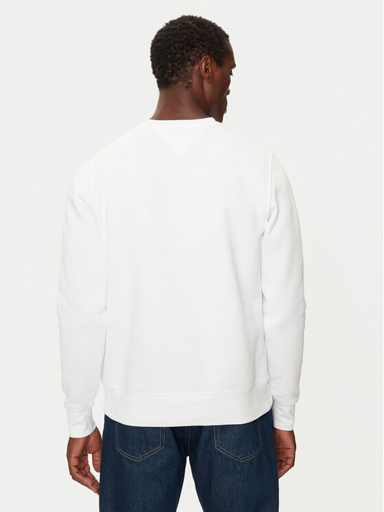 Tommy Hilfiger Tommy Hilfiger Μπλούζα MW0MW35541 Λευκό Regular Fit