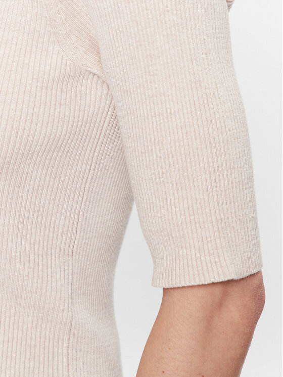 DKNY DKNY Maglione P3ASAH40 Écru Regular Fit