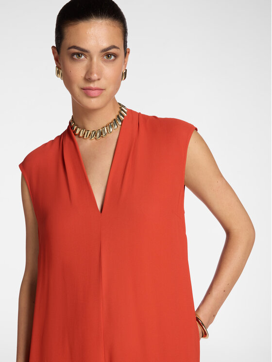 Elena Mirò Elena Mirò Abito da sera 7091P000304N027 Arancione Regular Fit