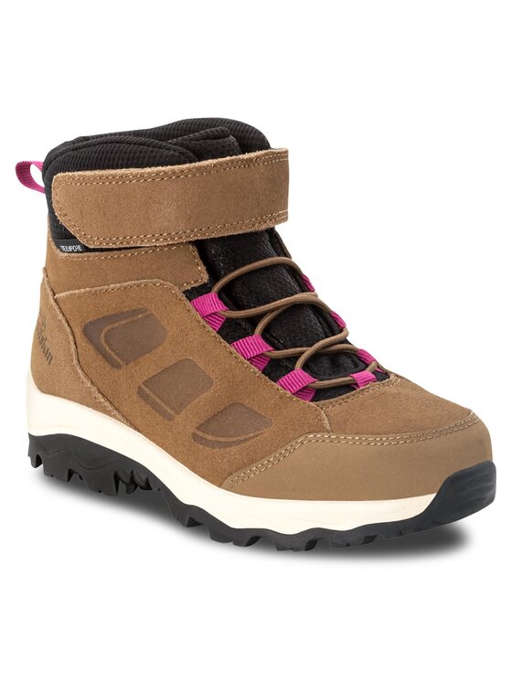 Jack Wolfskin Trekking čevlji Vojo Lt Texapore Mid K 4054021 Rjava