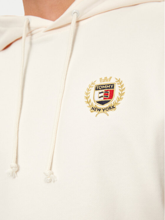 Tommy Jeans Tommy Jeans Суитшърт Flag DM0DM19762 Екрю Regular Fit