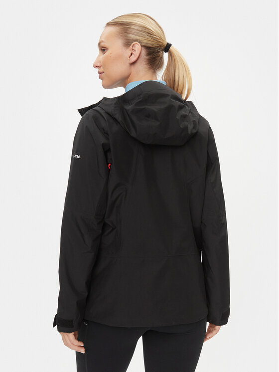 Salewa Salewa Outdoor-Jacke Puez GTX 2L 28506 Schwarz Regular Fit