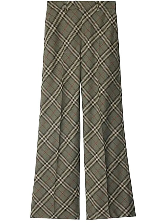 Burberry Burberry Pantaloni di tessuto 8098009 Grigio Over Fit