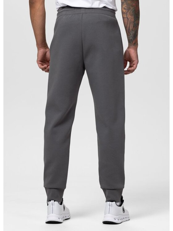 PITBULL PITBULL Spodnie dresowe CHARGER SMALL LOGO Szary Regular Fit