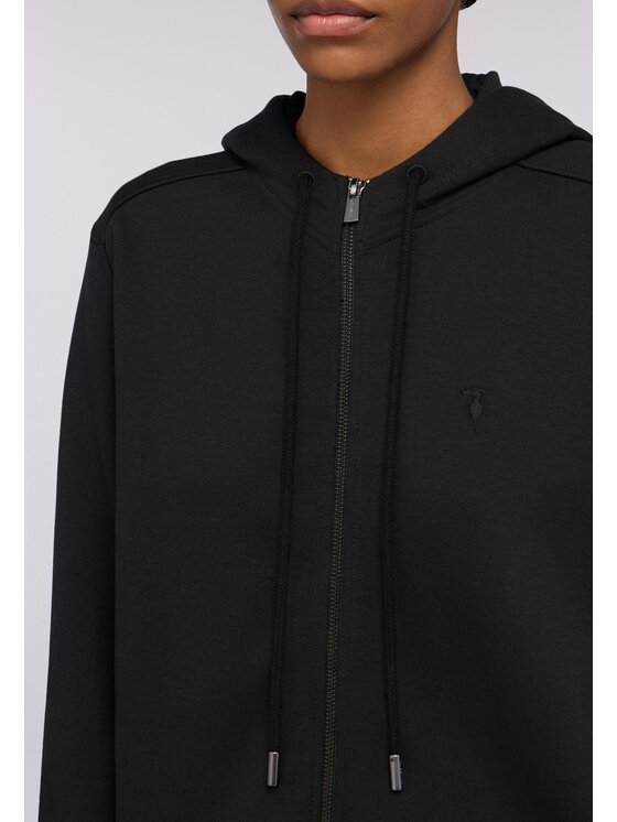 Trussardi Trussardi Felpa G8386000189N033 Nero Regular Fit