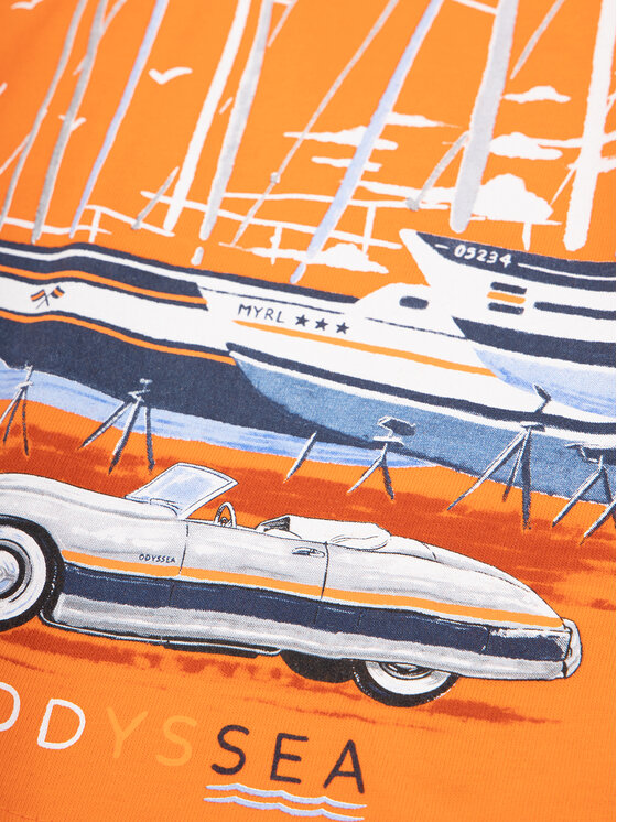 T-shirt 1020 Arancione Regular Fit