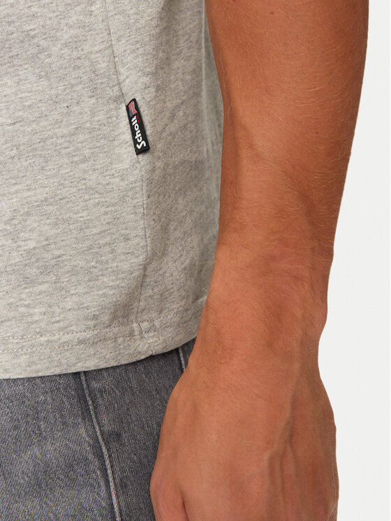 SCHOTT N.Y.C. SCHOTT N.Y.C. Тишърт TSLOGO Сив Regular Fit