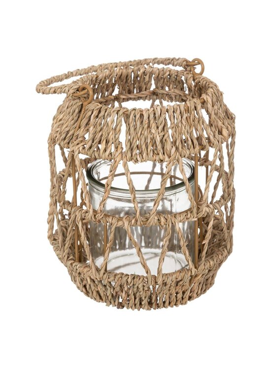MIAhome MIAhome Lampion rattanowy ARIOTO Brązowy