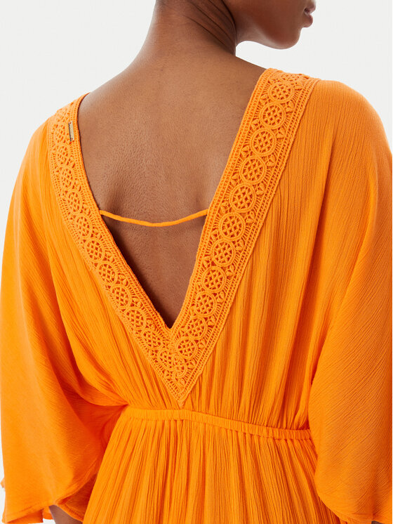 Selmark Selmark Strandkleid BO195 Orange Regular Fit