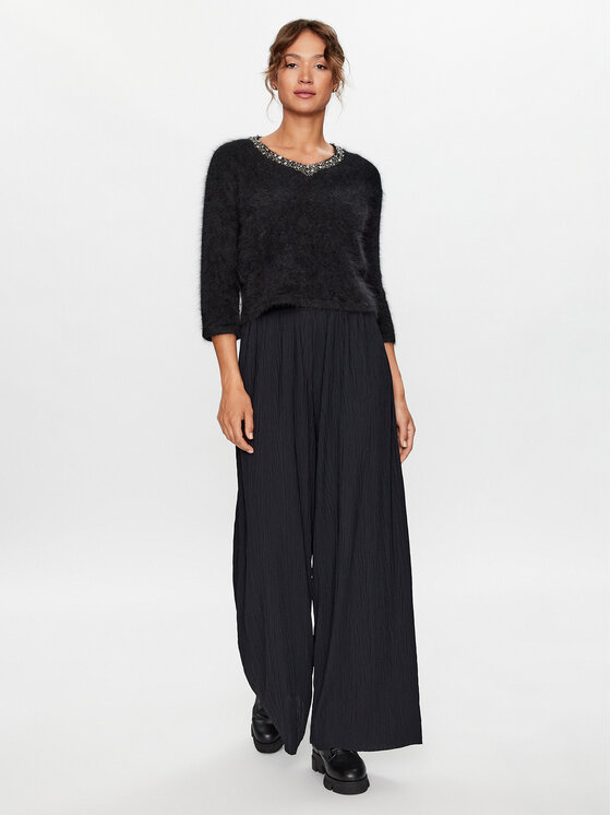 Liu Jo Liu Jo Sweater CF3225 MA97L Fekete Regular Fit