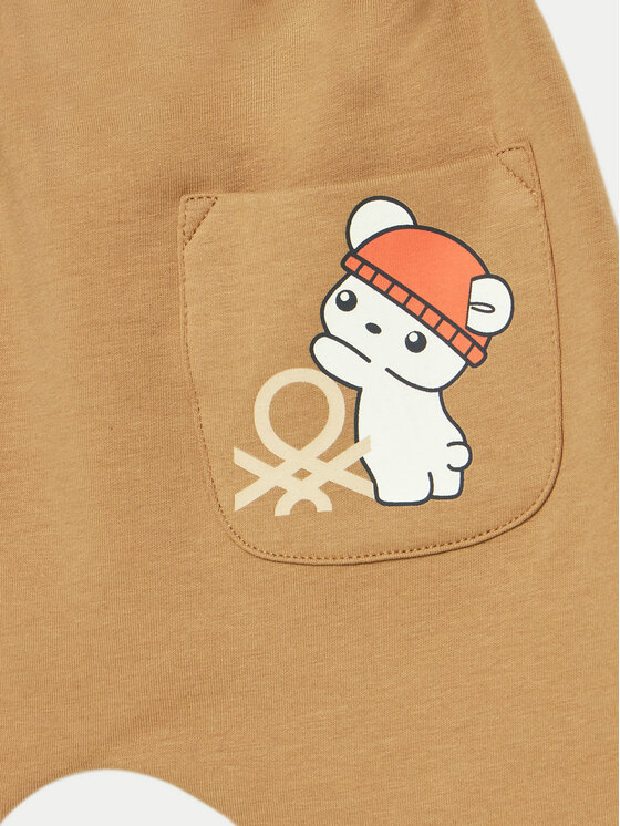 United Colors Of Benetton United Colors Of Benetton Dressipüksid 35Q2AF023 Pruun Regular Fit
