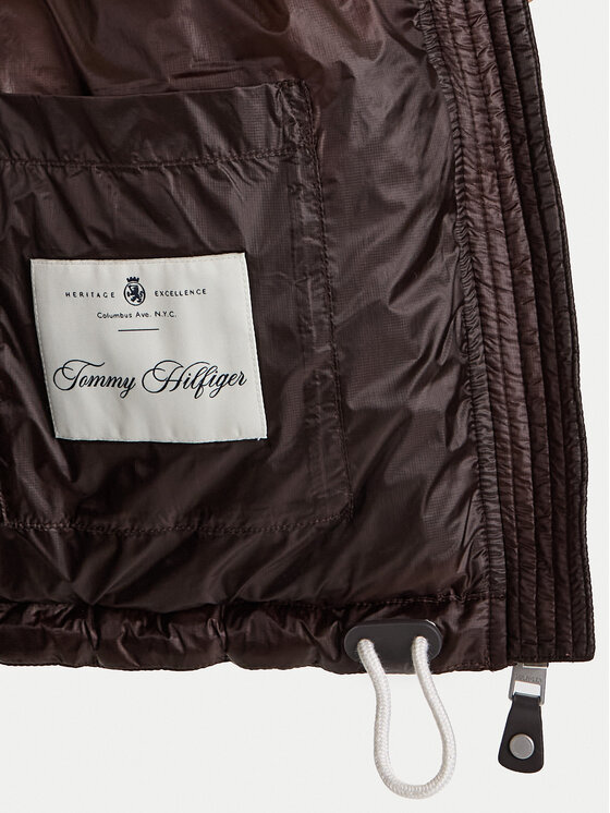 Tommy Hilfiger Tommy Hilfiger Pūkinė striukė WW0WW46541 Ruda Regular Fit