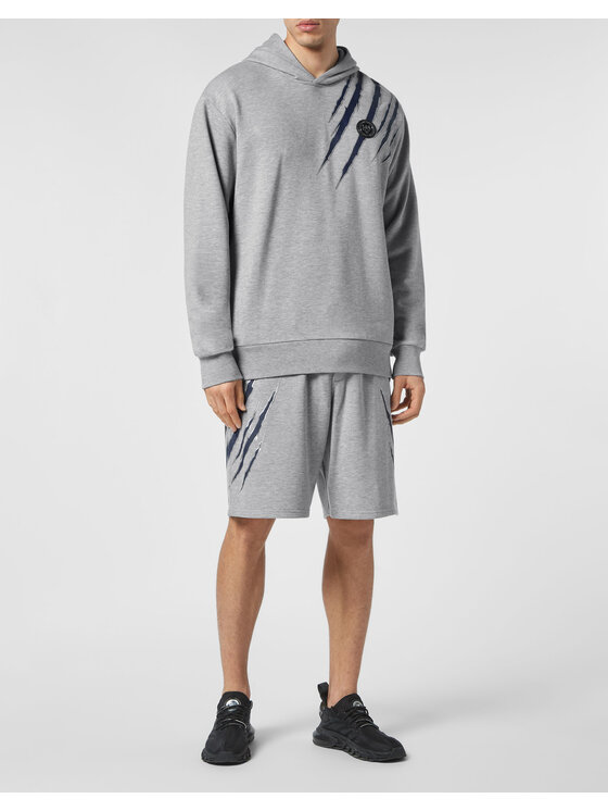 Plein Sport Plein Sport Felpa 14515 Grigio Regular Fit