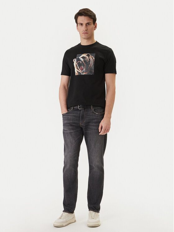 BOSS BOSS T-Shirt Dobermann 50558965 Černá Regular Fit