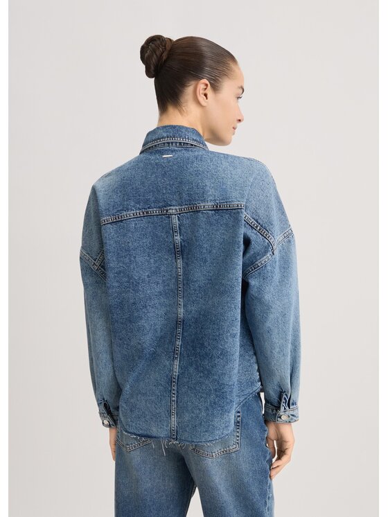 you36 Liu Jo Kurtka jeansowa UA5165D499078843 Błękitny Regular Fit