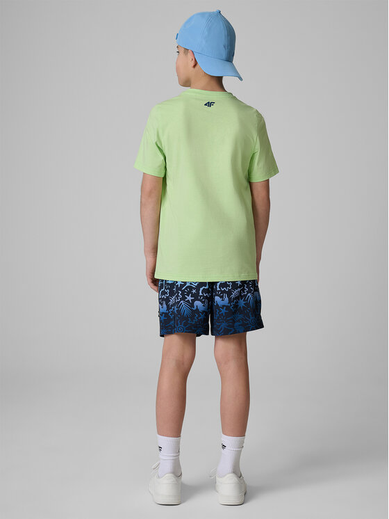 4F 4F T-Shirt WAVE RIDERS CLUB Zielony Regular Fit