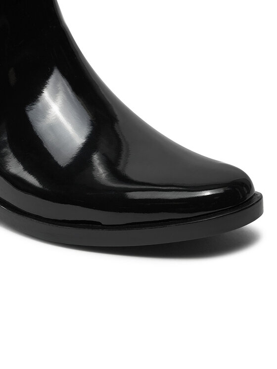 Tommy Hilfiger Tommy Hilfiger Gummistiefel Th Stud Rubber Long Rainboot FW0FW08185 Schwarz