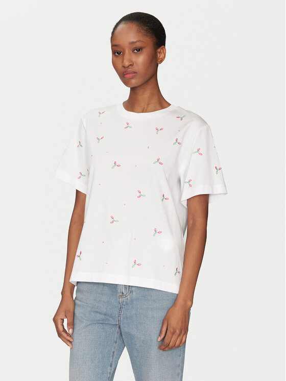 Marella Marella T-shirt Feluca 2513971034 Bianco Regular Fit