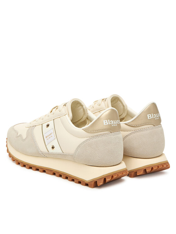 Blauer Blauer Sneakersy F5MILLEN03/LES Écru